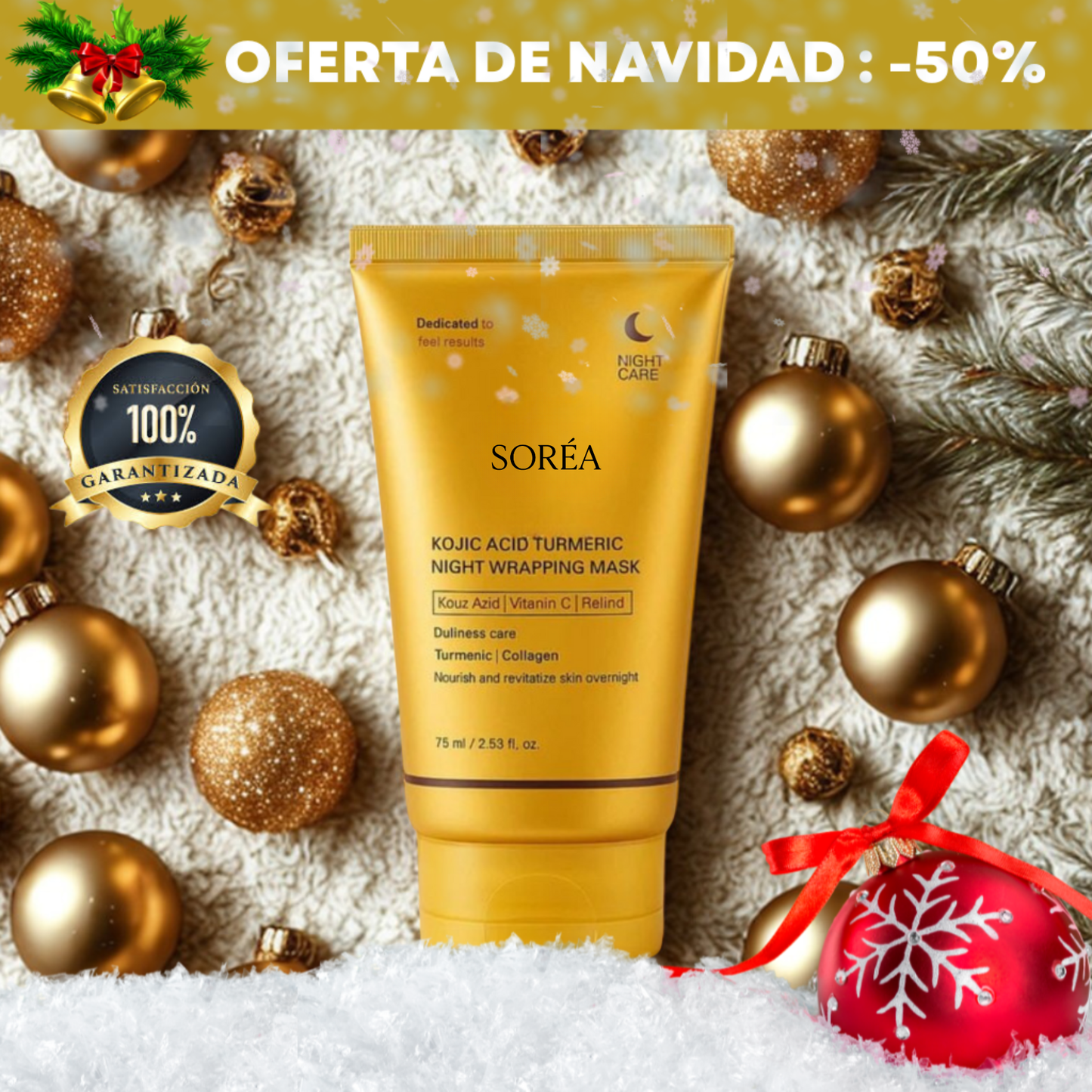 SORÉA – Mascarilla Facial Iluminadora Coreana